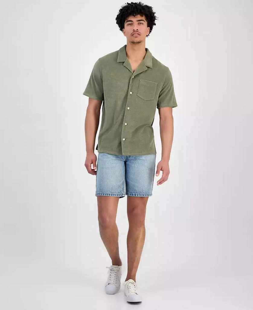 Levi's Men's Portola Short Sleeve Terry Button-Front Camp Shirt 2
