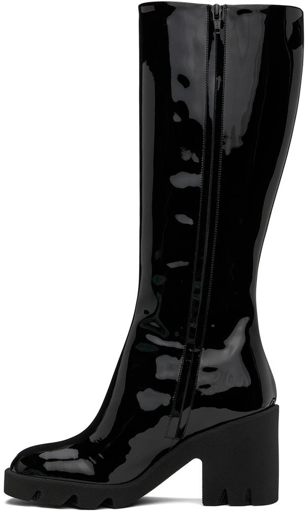 Burberry Black Leather Stride Boots 3