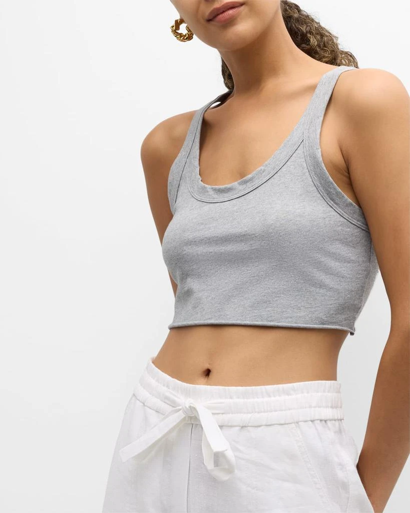 A.L.C. Halsey Cropped Scoop-Neck Tank Top 6