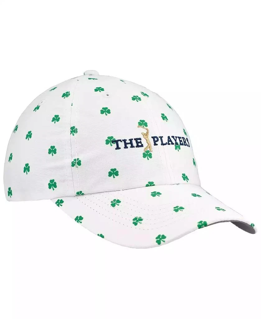 Imperial Men's White The Players Allover Shamrock Print Alter Ego Adjustable Hat 2