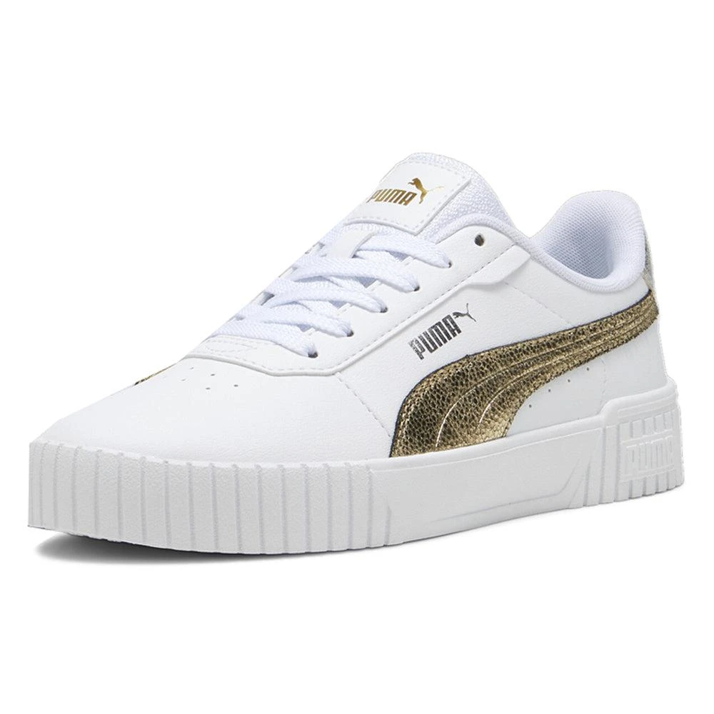 Puma Carina 2.0 Metallic Shine Lace Up Sneakers 2