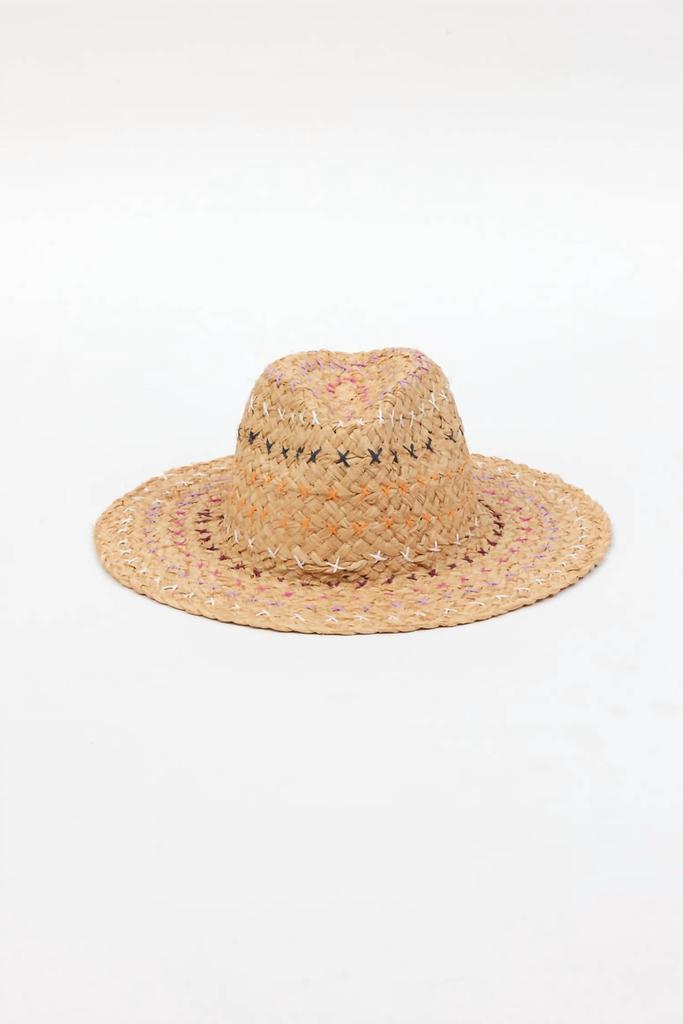 Hat Attack Hat Attack - Women's Josie Embroidered Straw Hat
