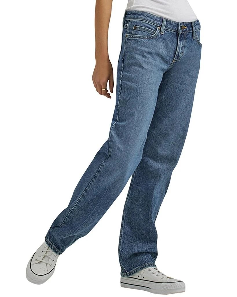 LEE LEE Blue Speed Low Rise Straight Jean 1
