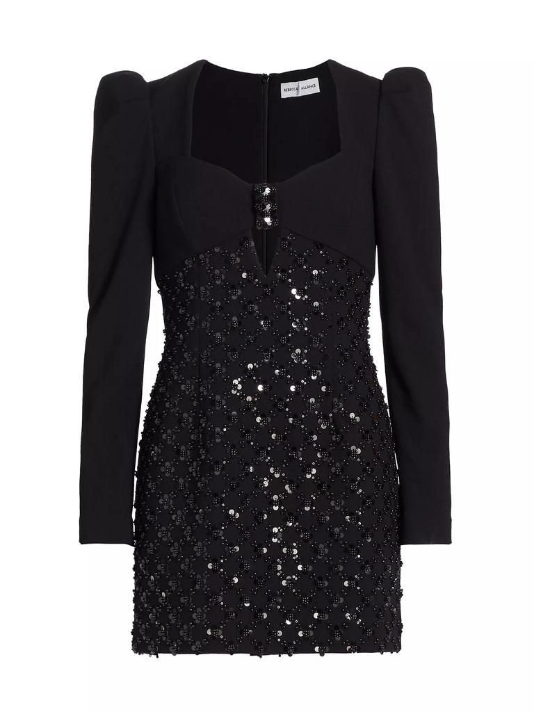 Rebecca Vallance Marie Sequined Minidress