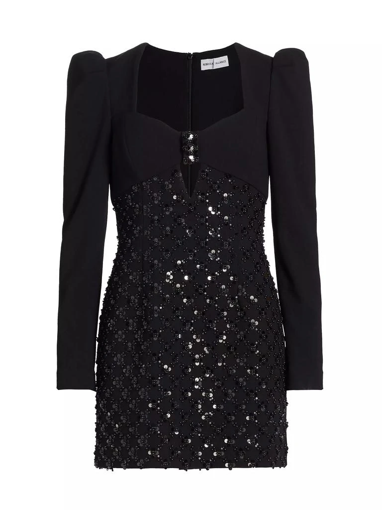 Rebecca Vallance Marie Sequined Minidress 1