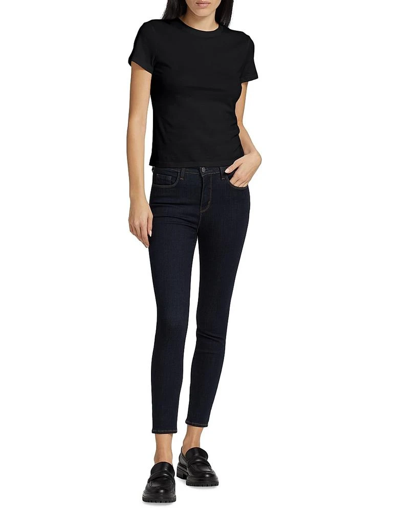Theory Tiny Short-Sleeve Cotton Tee 2