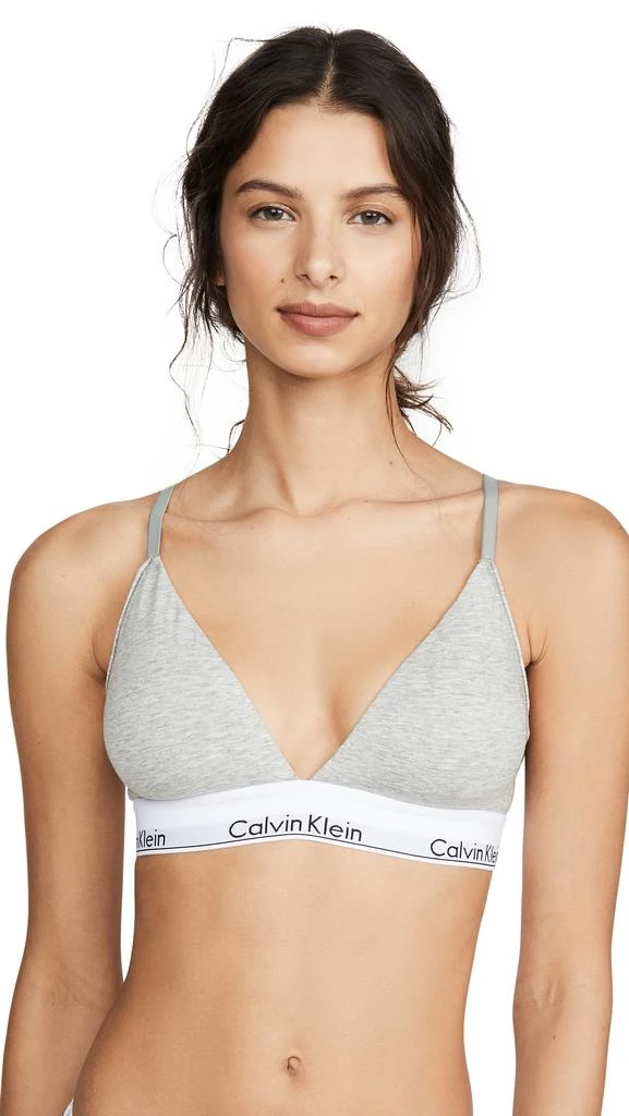 Calvin Klein Modern Cotton Lightly Lined Triangle Bralette 5