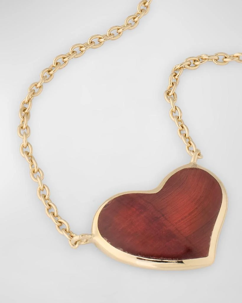 Jan Leslie Single Heart Gemstone Pendant Necklace, 18"L 3