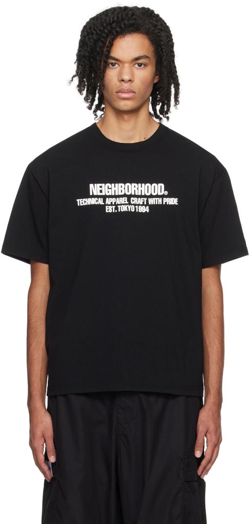 Neighborhood Black Printed T-shirt