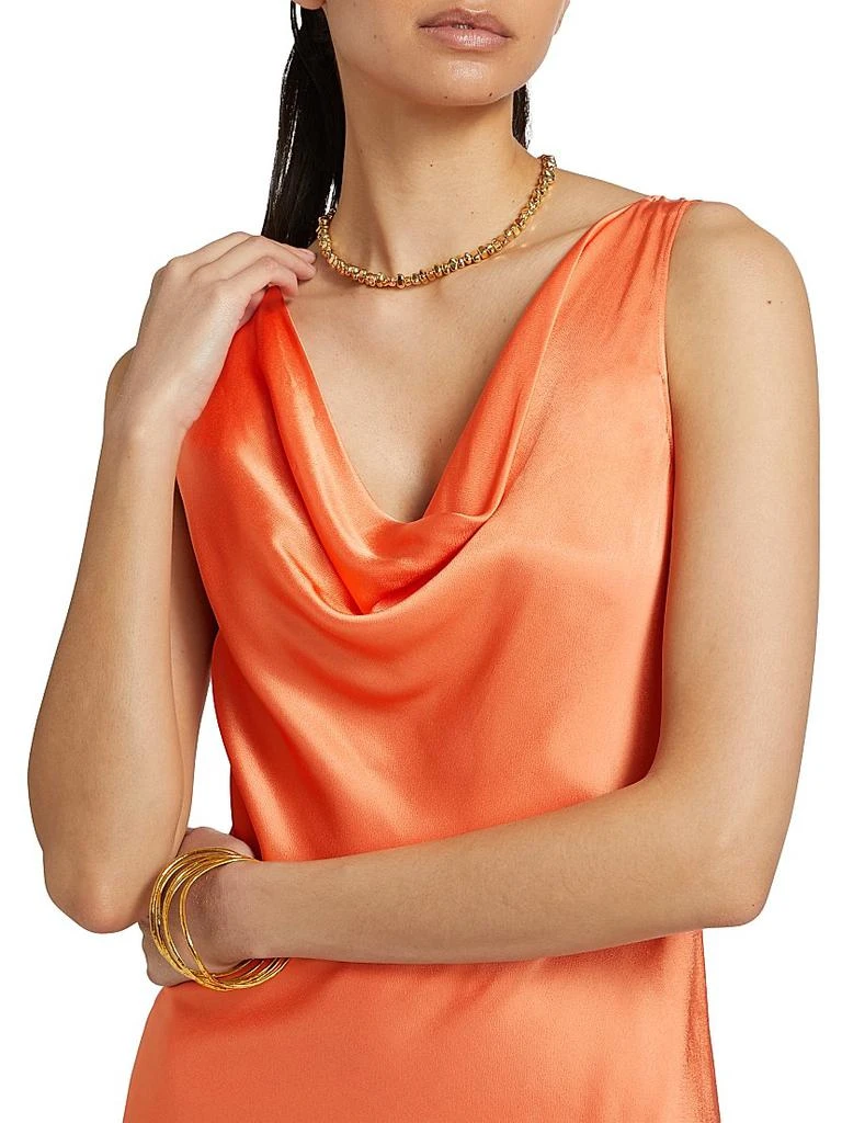 Indra Satin Cowlneck Minidress  On Sale Now with Up to 51% Off | Discover  Exclusive Deals & Savings at BeyondStyle  Authentic Rails  sleeveless|cowlneck|contemporary|solid|dresses|mini-length|Women's|sheath|satin|women's|women's  apparel with Limited ...