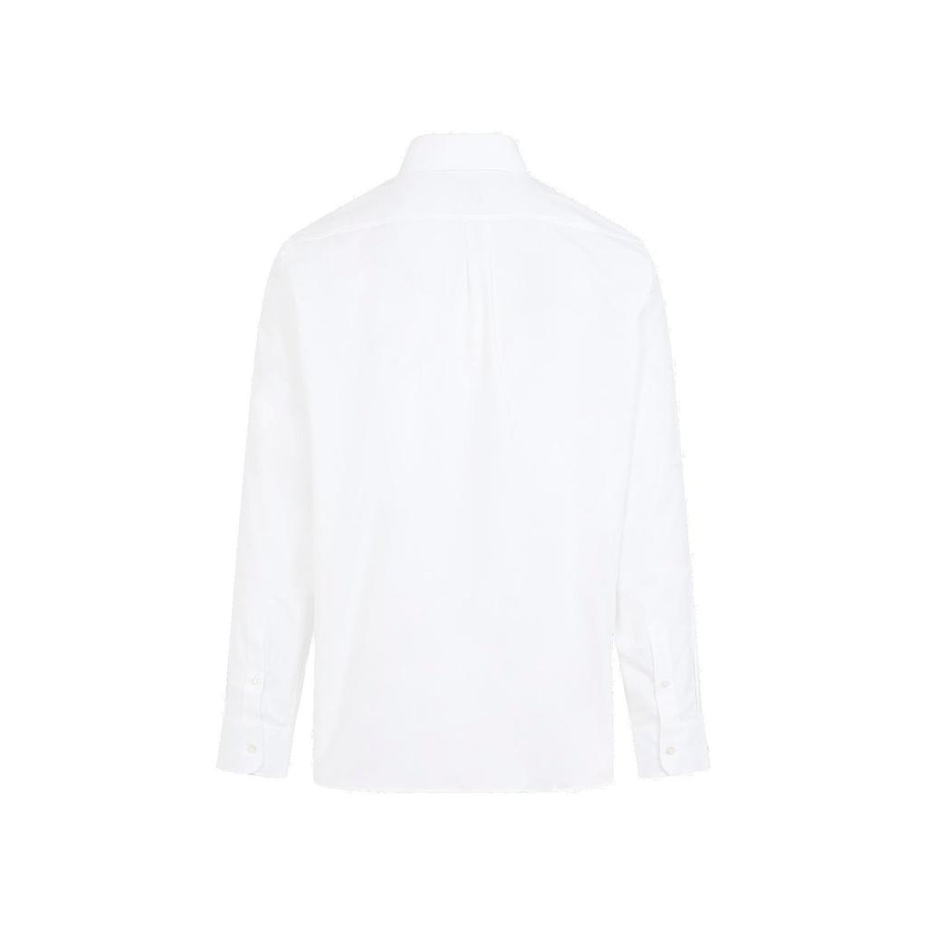 Berluti Berluti Long-Sleeved Straight Hem Shirt