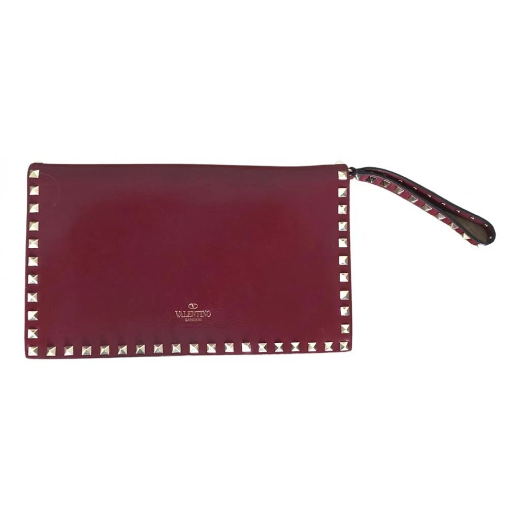 Valentino Valentino Garavani Rockstud leather clutch bag 1