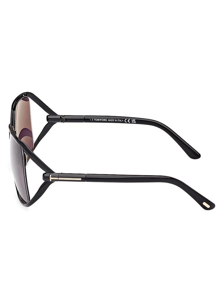 Brand New Tom Ford Goldie Square Sunglasses Msrp $630 TOM FORD Goldie 60MM Aviator Sunglasses | Saks Fifth Avenue main image 3