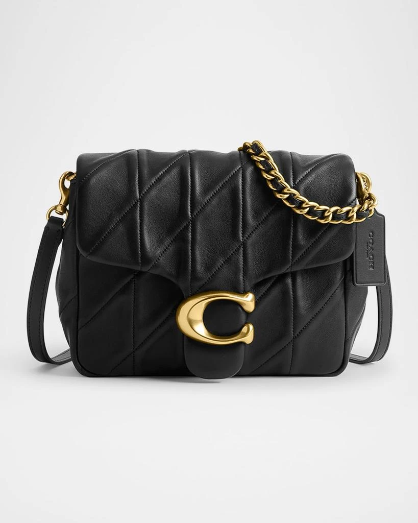 Coach Tabby Time Square Quilted Washed Leather Shoulder Bag 1