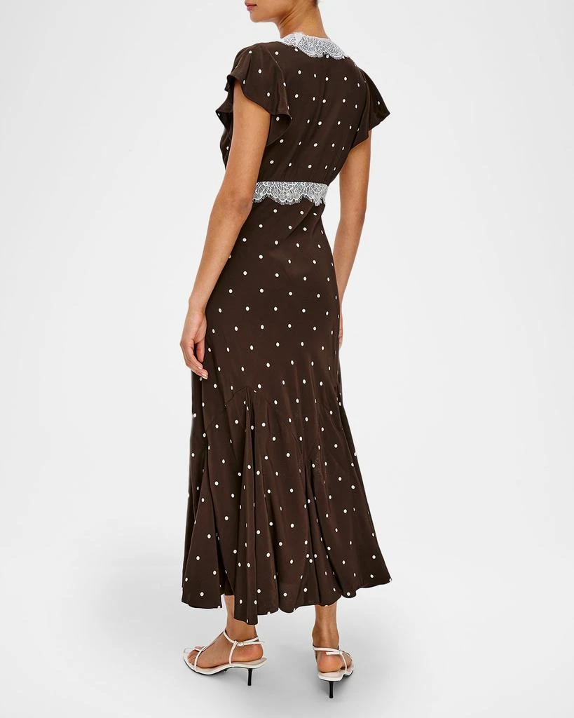 knee length dresses for ladies Serenade Me Lasercut Knit Midi Dress – VICI main image 0