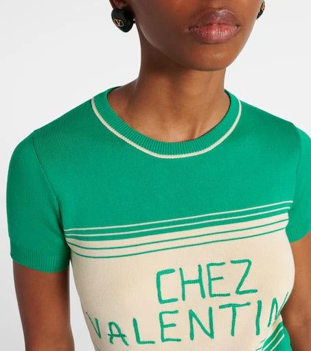 Valentino Chez Valentino striped cotton top 4