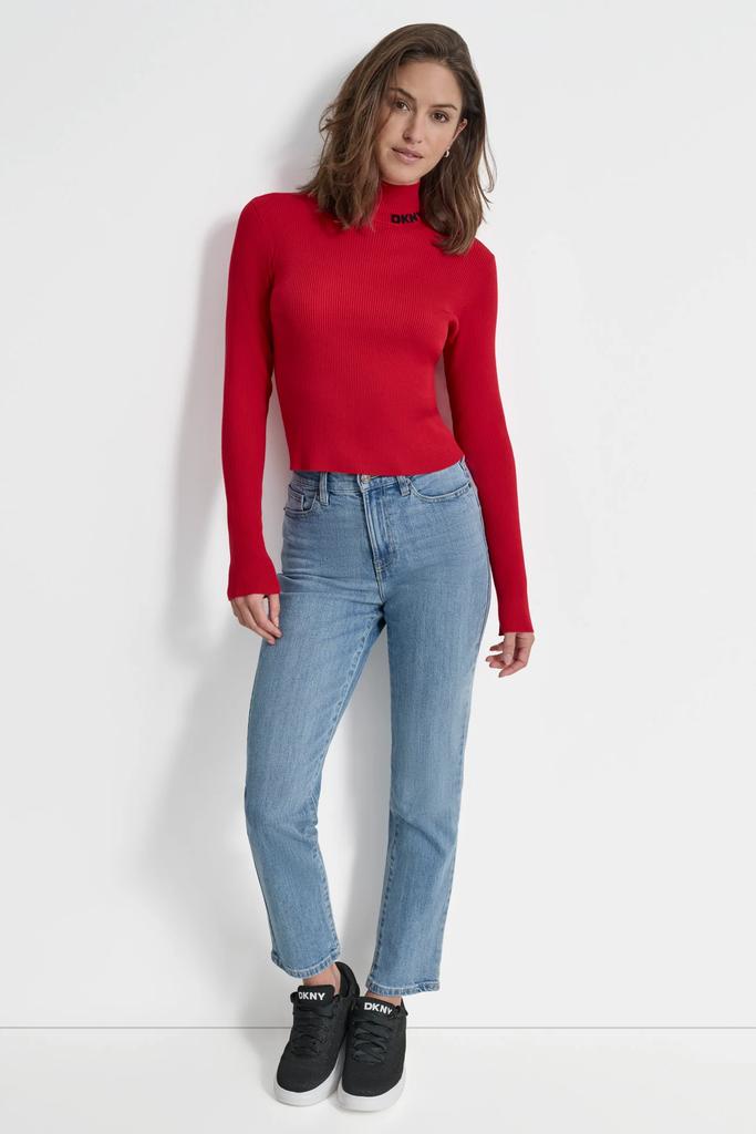 Shop RIB LOGO MOCK NECK on Sale at BeyondStyle – Get 59% Off