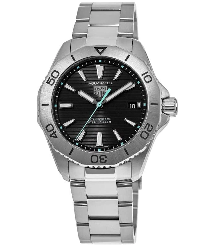 TAG Heuer Tag Heuer Aquaracer Professional 200 Solargraph Black Dial Steel Men's Watch WBP1114.BA0000 1