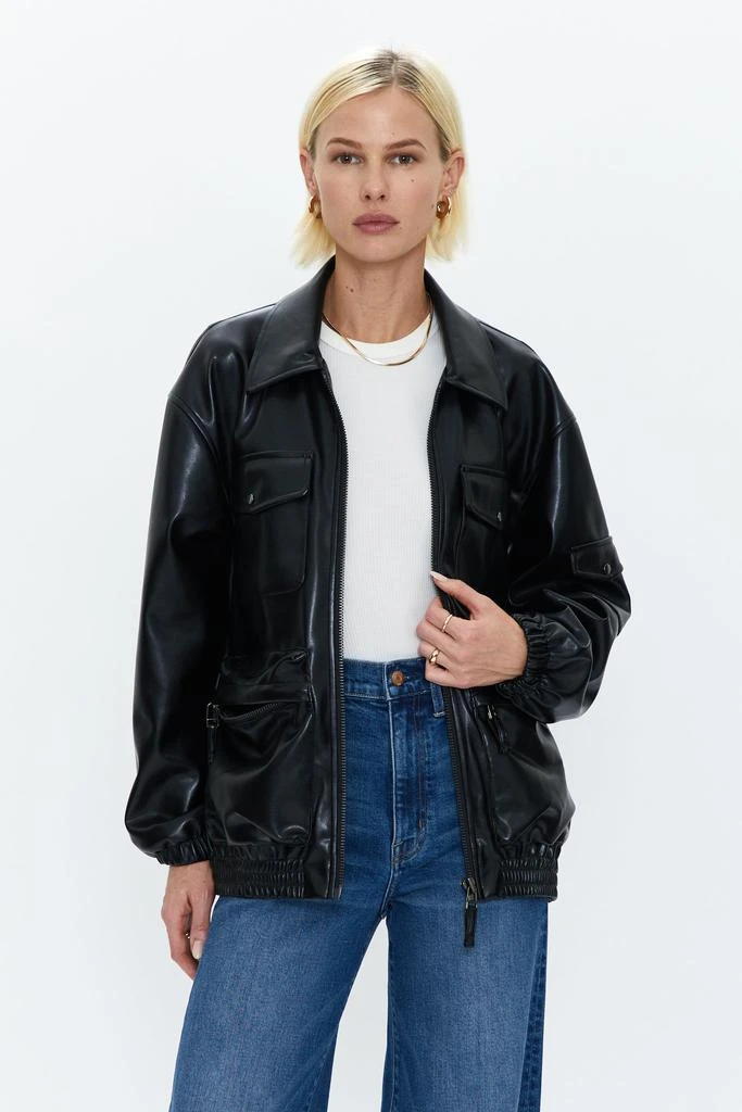 Pistola Denim Rhett Utility Bomber - Noir 1