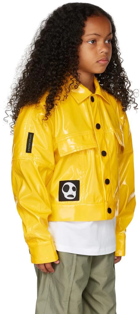 STRATEAS CARLUCCI SSENSE Exclusive Kids Yellow Mini Macro Jacket 2