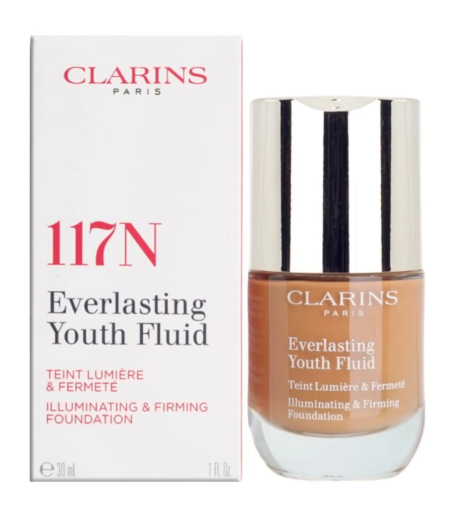 Clarins Everlasting Youth Fluid Illuminating & Firming Foundation 1 OZ - CHOOSE YOUR SHADE 6