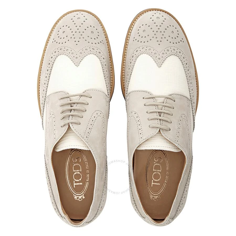 Tod's Men's Perforated Two-Tone Nubuck Oxford Brogues 3