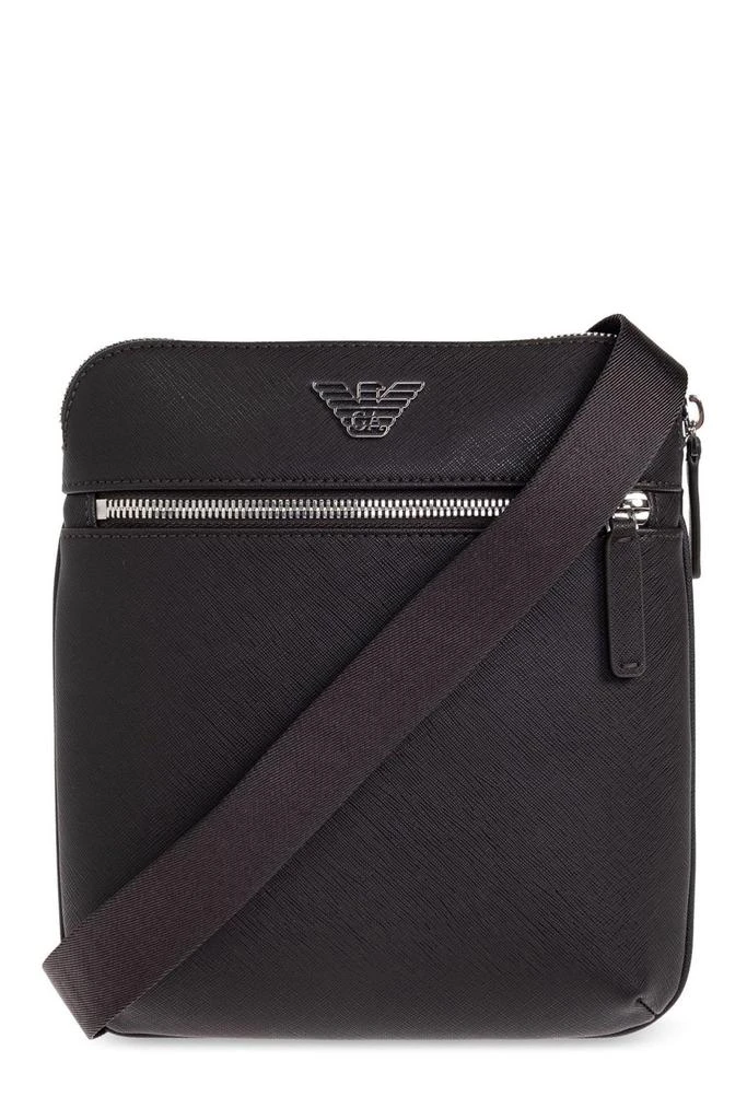 Emporio Armani Emporio Armani Logo Plaque Small Messenger Bag