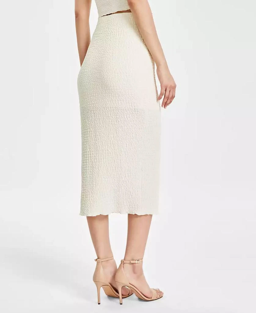 Bar III Women's Textured Midi Skirt, Created for Macy's 2