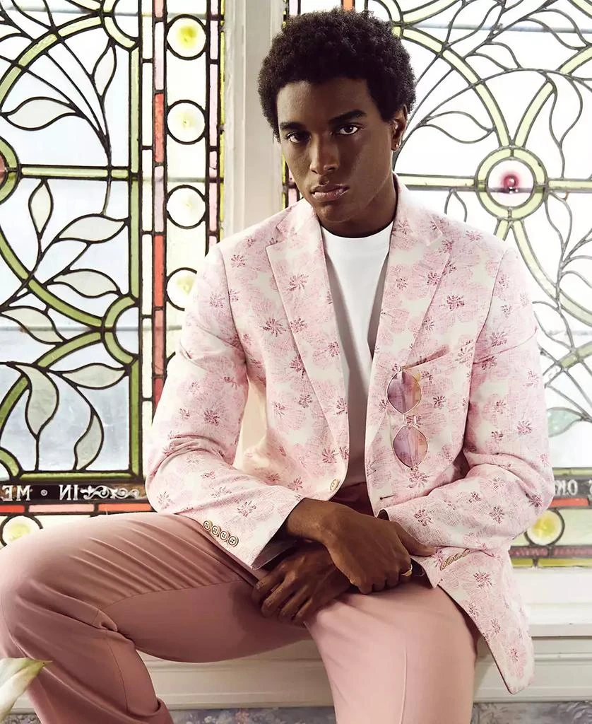 Tallia Men
s Slim-Fit Printed Notch-Lapel Sport Coat 3