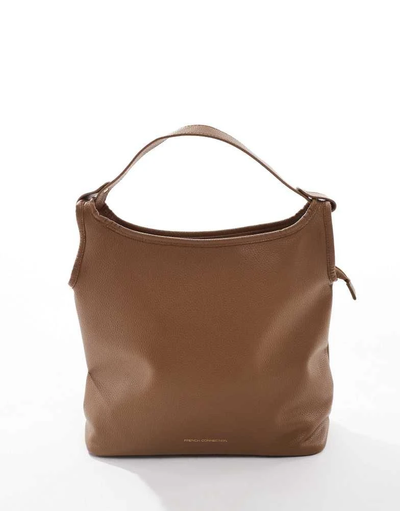 French Connection French Connection slouchy shopper bag in mocha 3