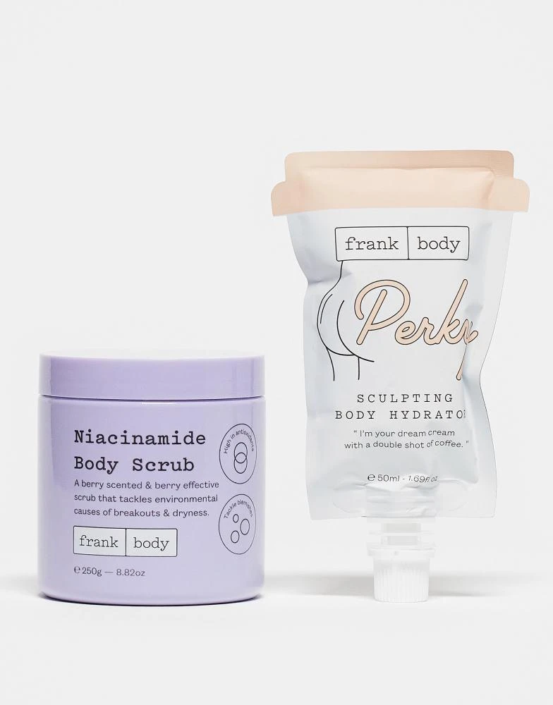Frank Body Frank Body Niacinamide Body Scrub 250g with (Free Gift - Perky Sculpting Hydrator 50ml) 1