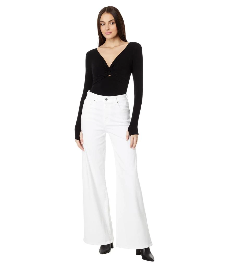 AG Jeans Deven High-Rise Ultra Wide Leg in Cloud White 4