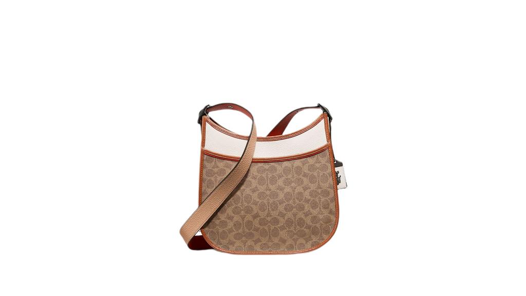 COACH Coach Coated Canvas Signature Colorblock Emery Crossbody