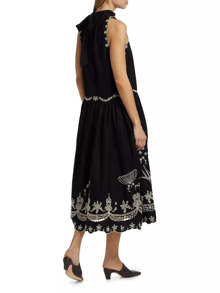 Sea Kingsley Embroidered Tank Midi-Dress 5