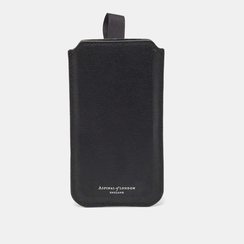 Aspinal of London Aspinal Of London Black Leather Phone Case 1