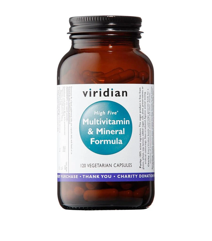 Viridian High Five Multivitamin and Mineral Formula Supplement (120 Capsules) 1