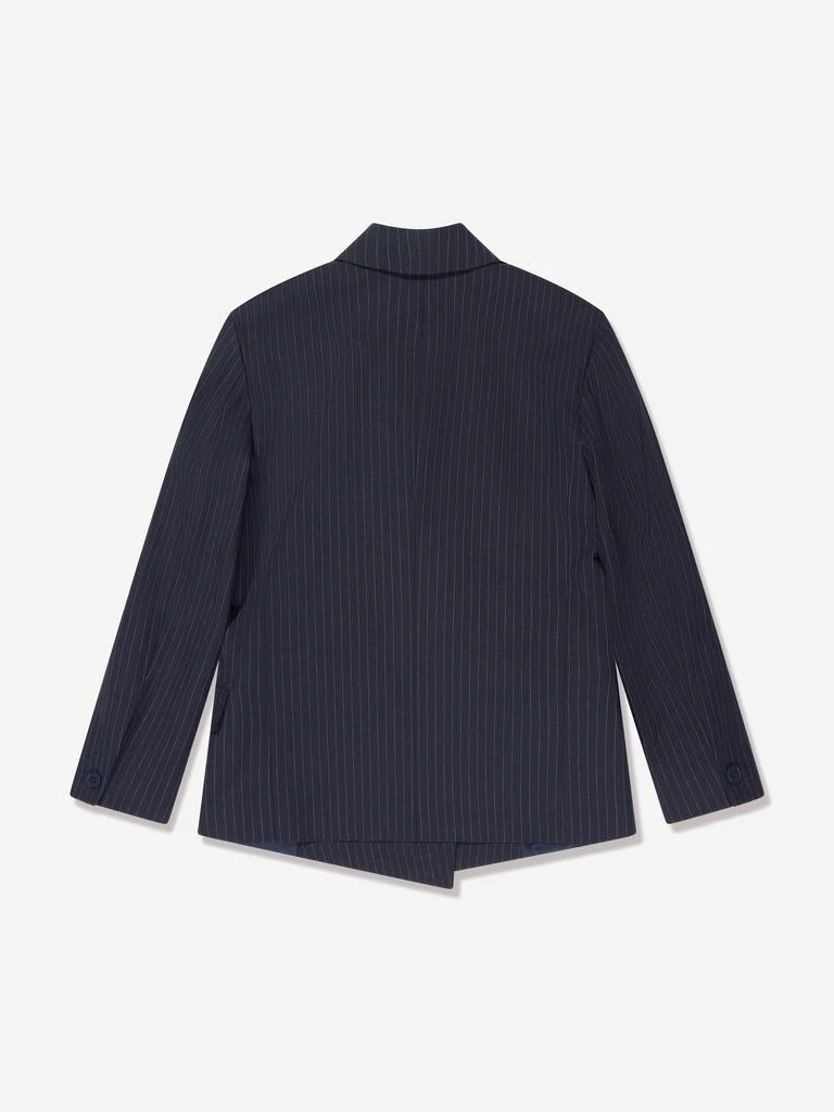 Hugo Boss BOSS Boys Striped Suit Jacket in Navy 3