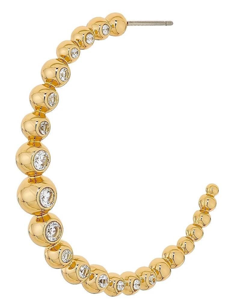 Ramy Brook Juliette Goldtone 
Crystal Hoop Earrings 3