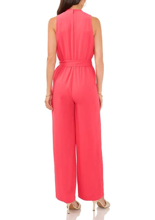 Vince Camuto Camuto Womens Sleeveless V Neck Jumpsuit 2