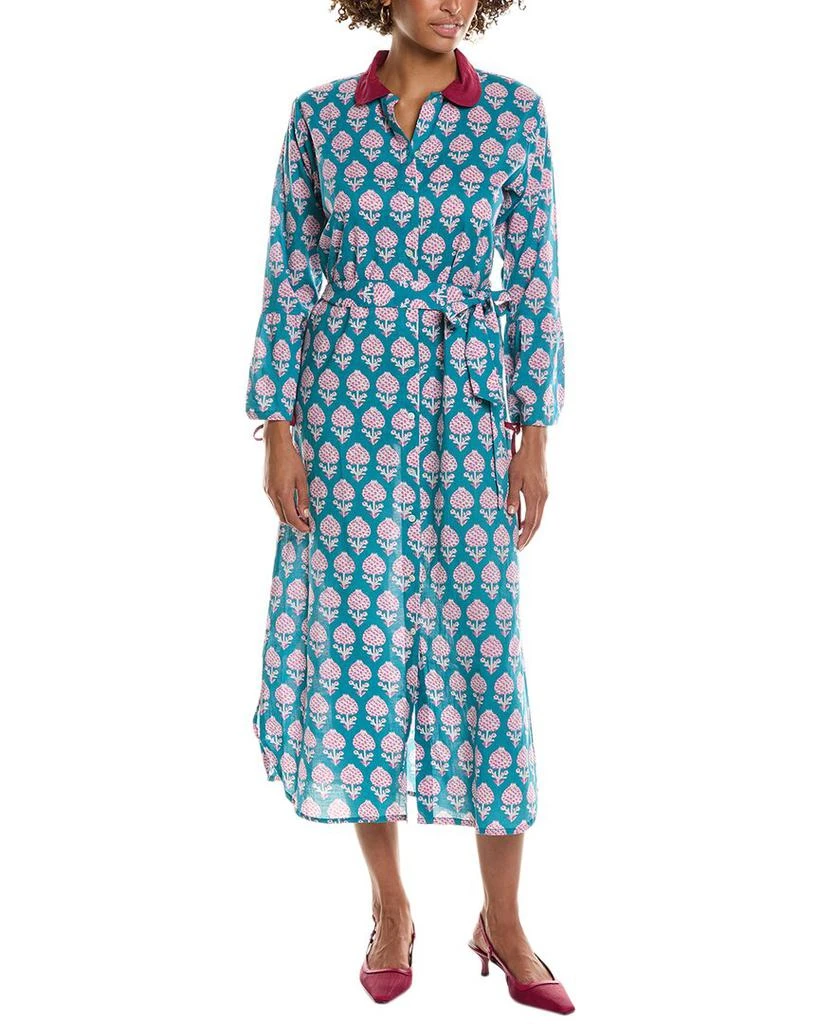 Pomegranate Shifty Shirtdress 1