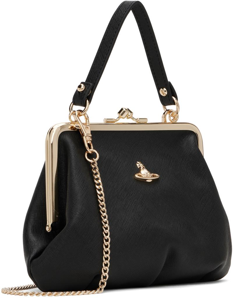 Vivienne Westwood Black Granny Frame Bag