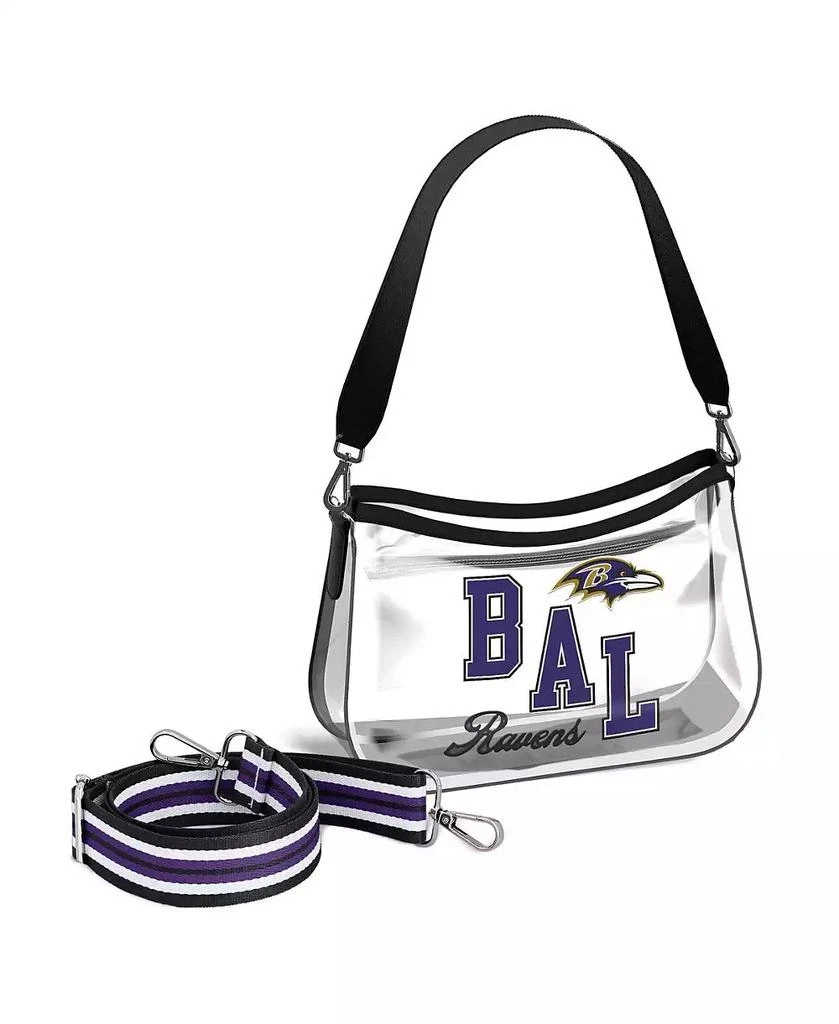 WEAR by Erin Andrews Baltimore Ravens Clear Stadium Mini Purse 1