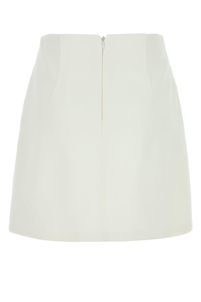 ERMANNO White viscose blend skirt