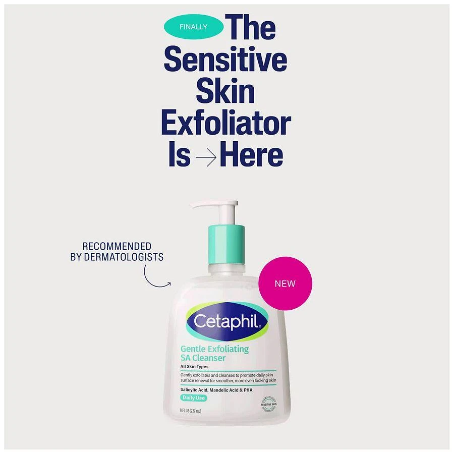 Cetaphil Gentle Exfoliating SA Cleanser Unscented 6