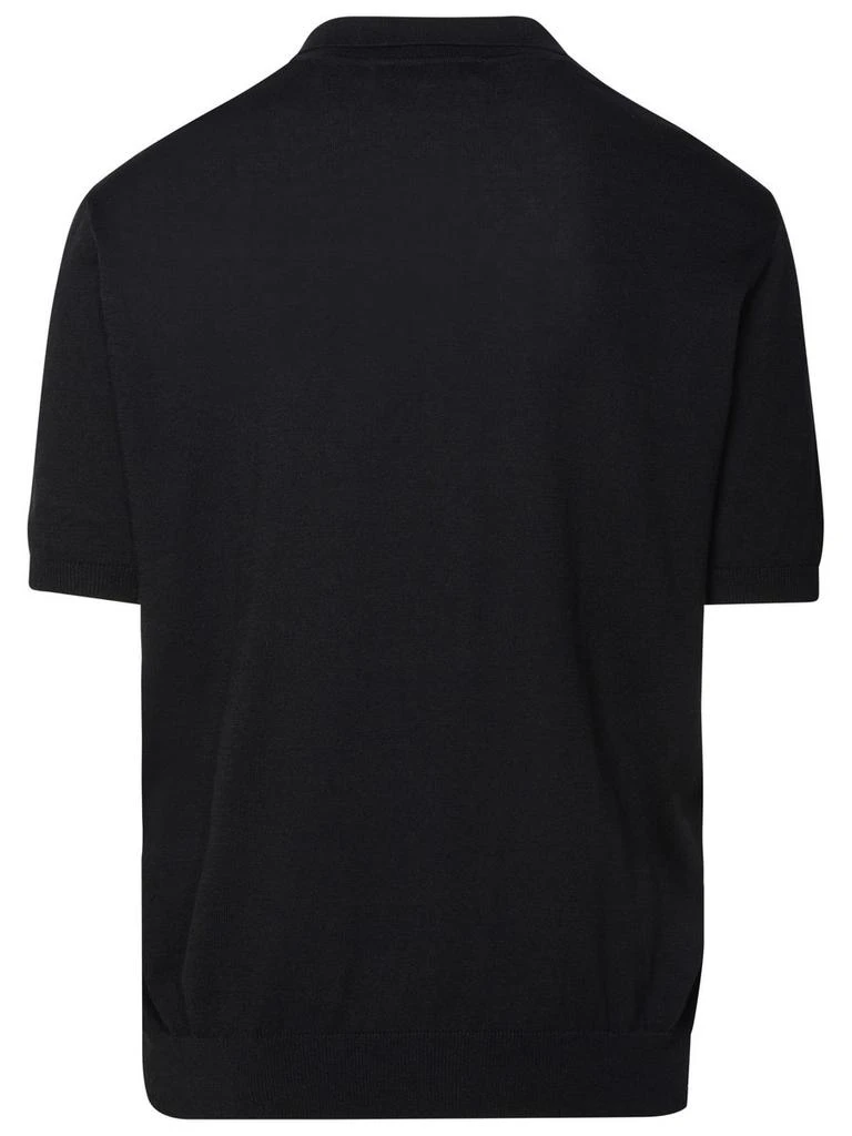 BARROW Barrow Black Cotton Polo Shirt 2