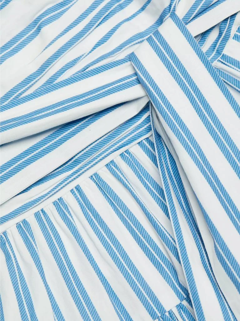 Toccin Cameron Striped Cotton Poplin Midi-Dress 7