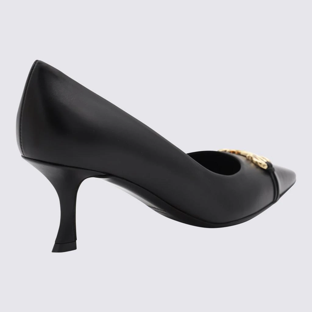 Salvatore Ferragamo Black Leather Pumps 2