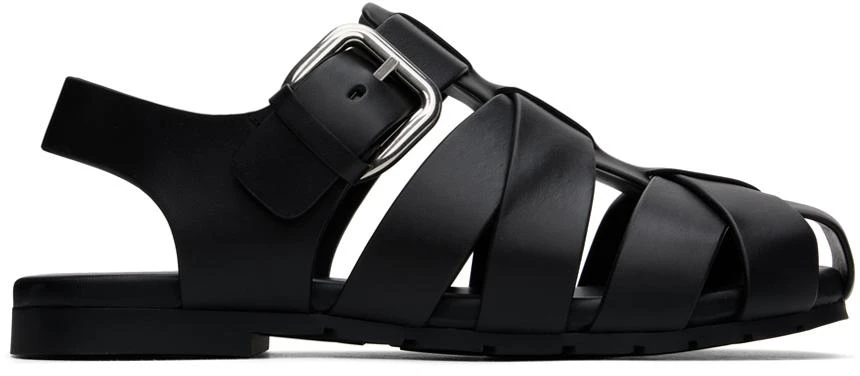 Bottega Veneta Black Alfie Sandals - Free Shipping - BeyondStyle display picture 3