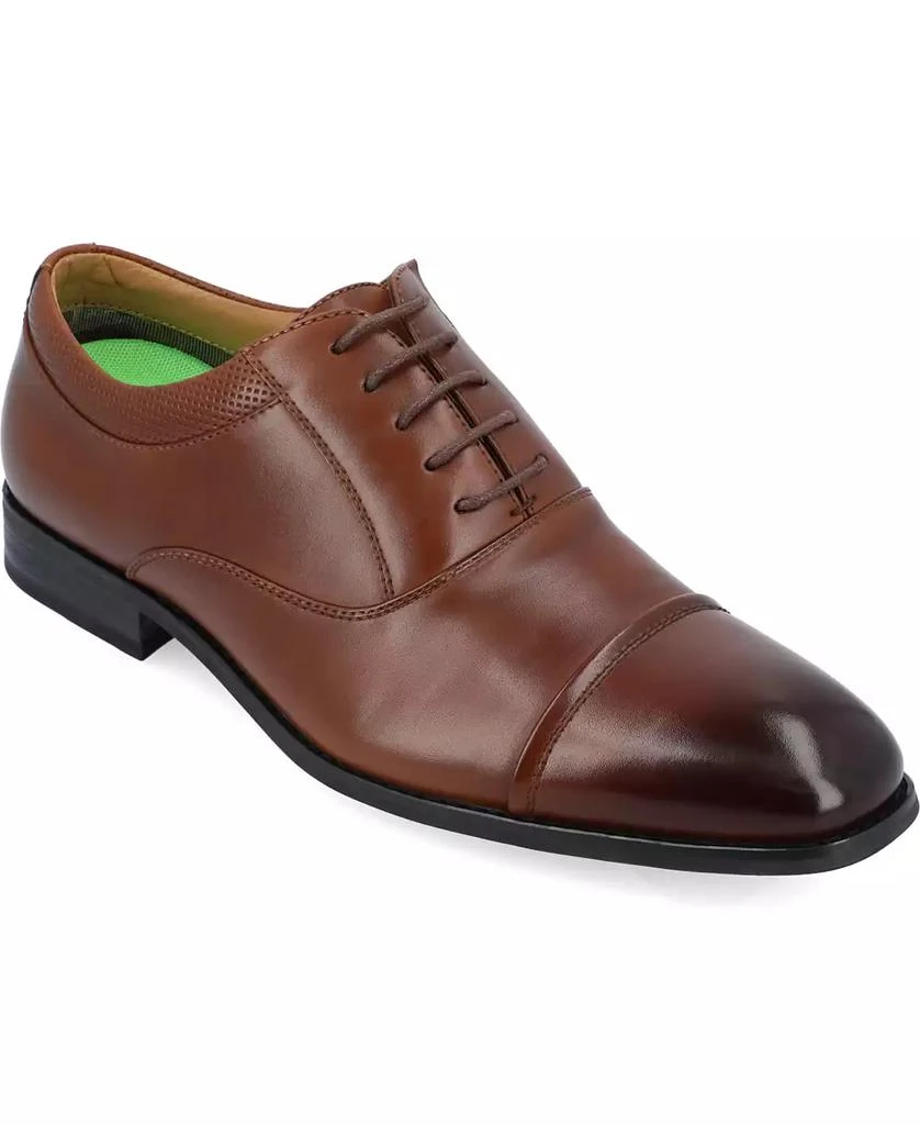 Vance Co. Men's Bradley Wide Tru Comfort Foam Lace-Up Cap Toe Oxford Dress Shoe 1