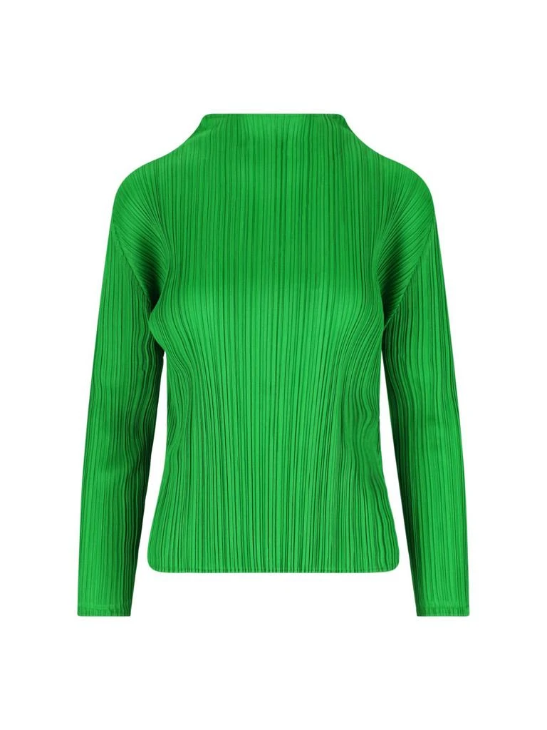 Pleats Please Pleats Please Issey Miyake Monthly Colors February Mock Neck Top 1
